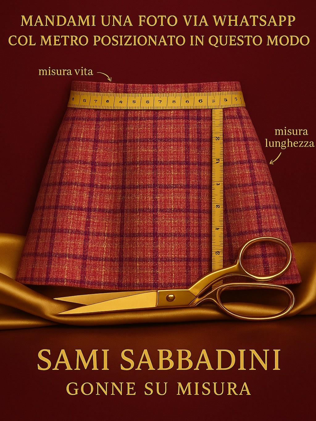 Gonna Giorgina Tweed Biscotto con Bottoni Gioiello