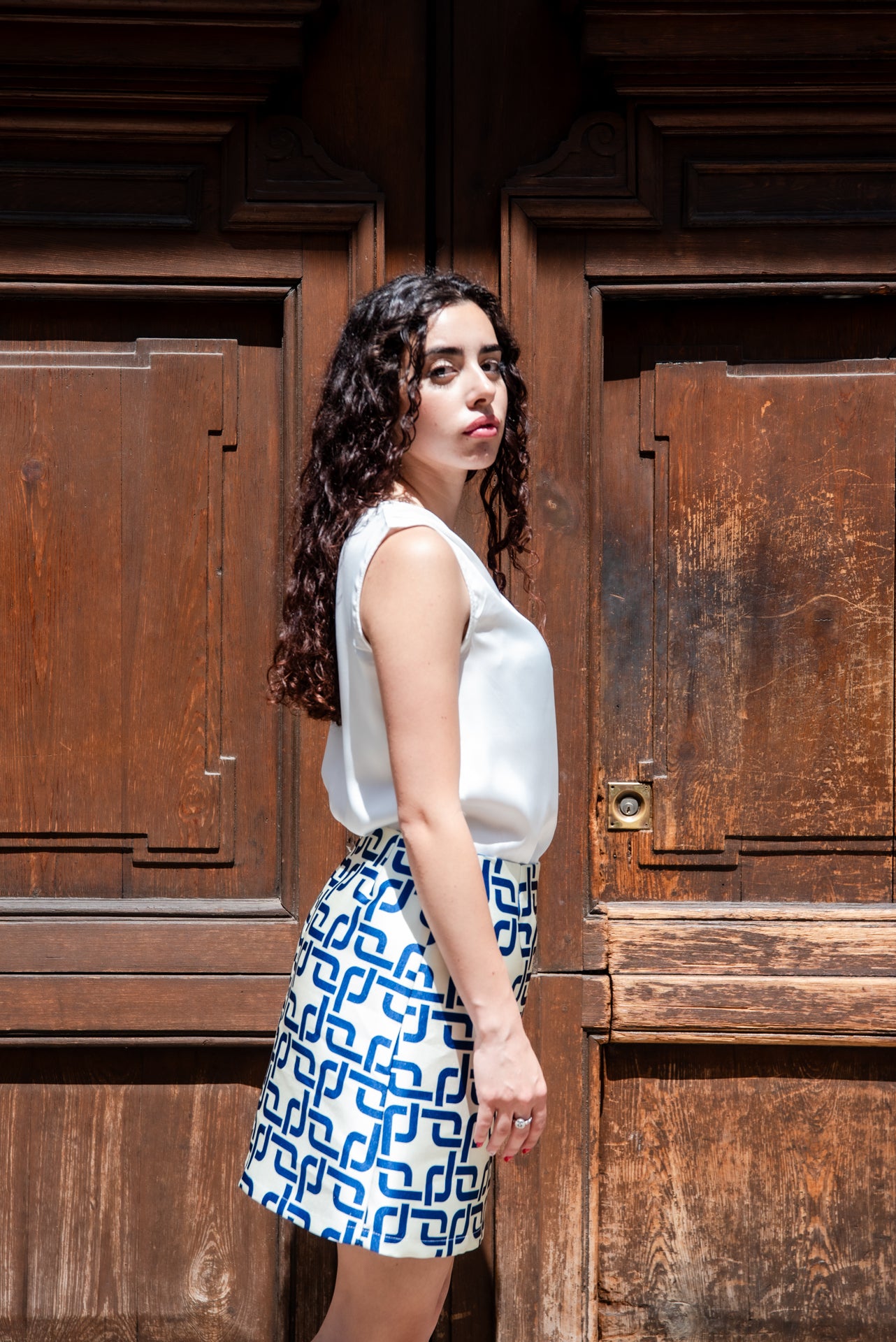Gonna Monica Greche Blu