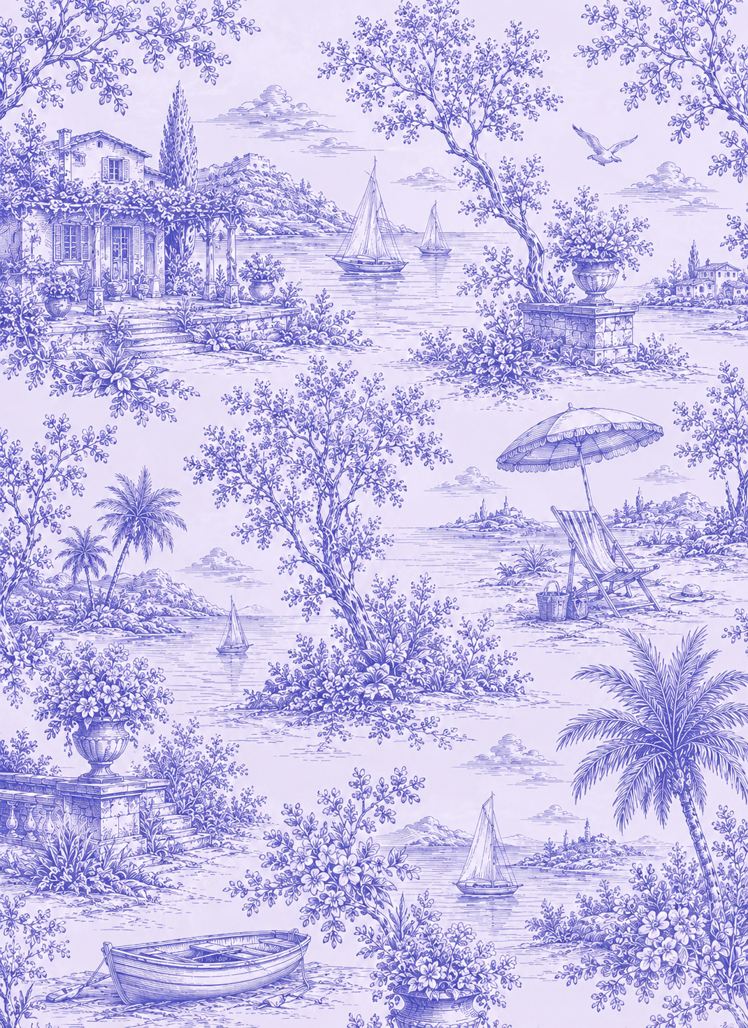 Gonna Malù Summer Toile de Jouy
