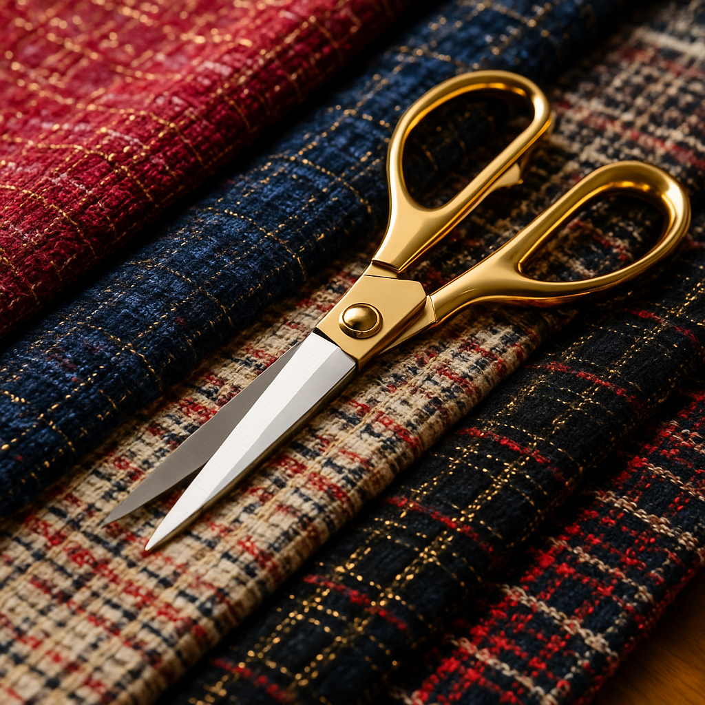 Gonna Paola Tweed Lame’ blu