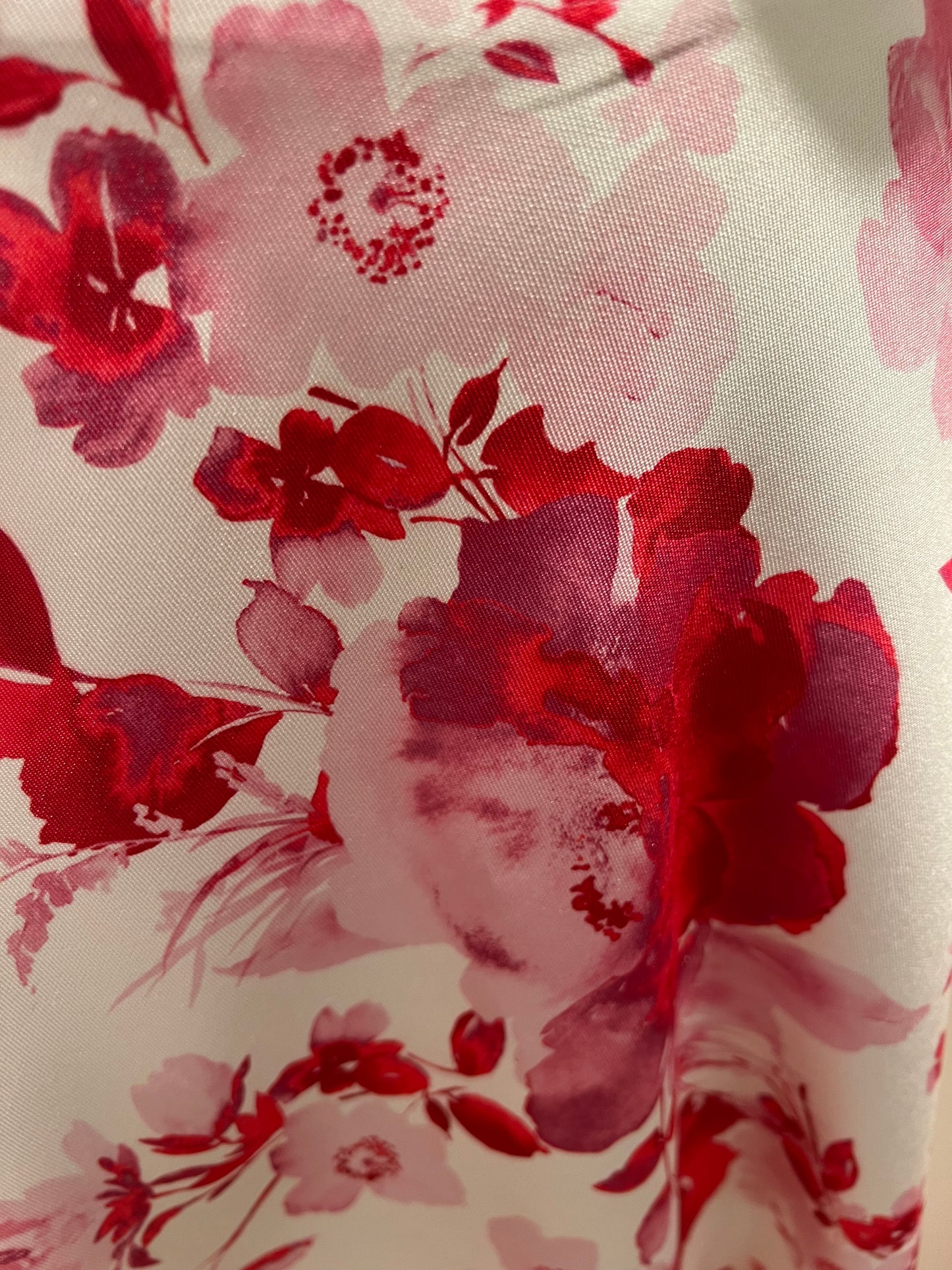 Gonna Valentina Douchesse fiori rosa