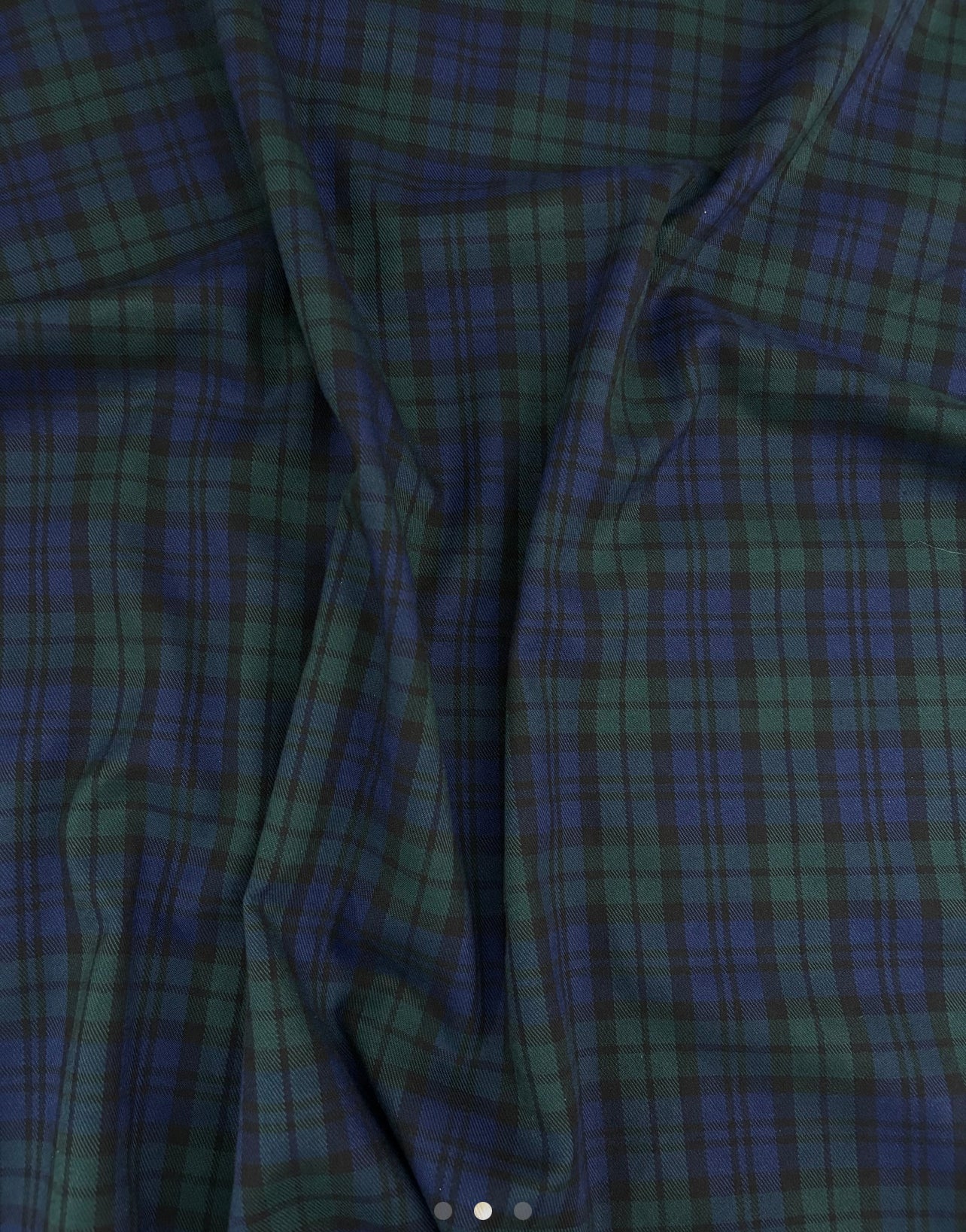 Gonna Antonia tartan grigio e blu