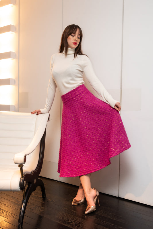 Gonna Valentina Tweed fuxia