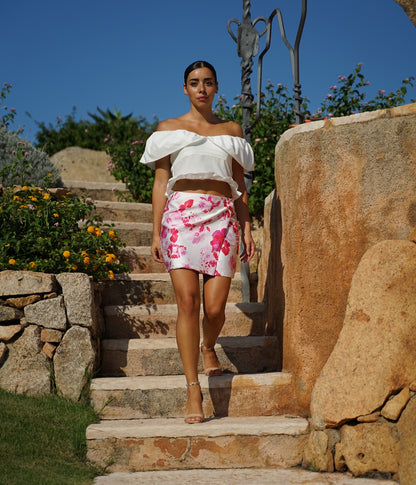 Minigonna Monica Fantasia Fiori