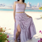Gonna Franci e top Capri in Cotone Lyberty