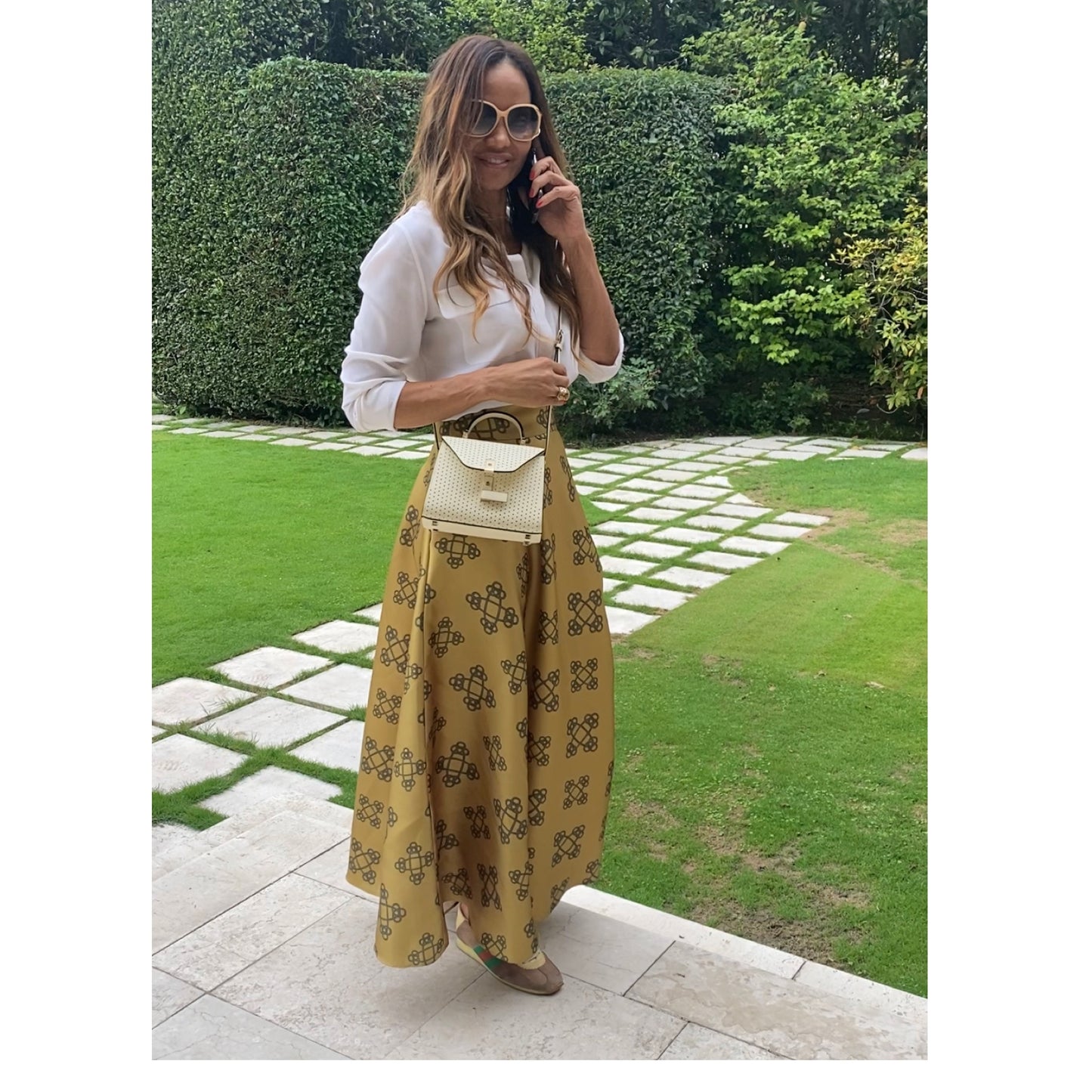Gonna Valentina tessuto DOUCHESSE, SATIN O PANNO in motivo e colore PERSONALIZZATO