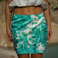 Gonna Monica Fiori Verde