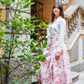 Gonna Toile de Jouy Robi rossa
