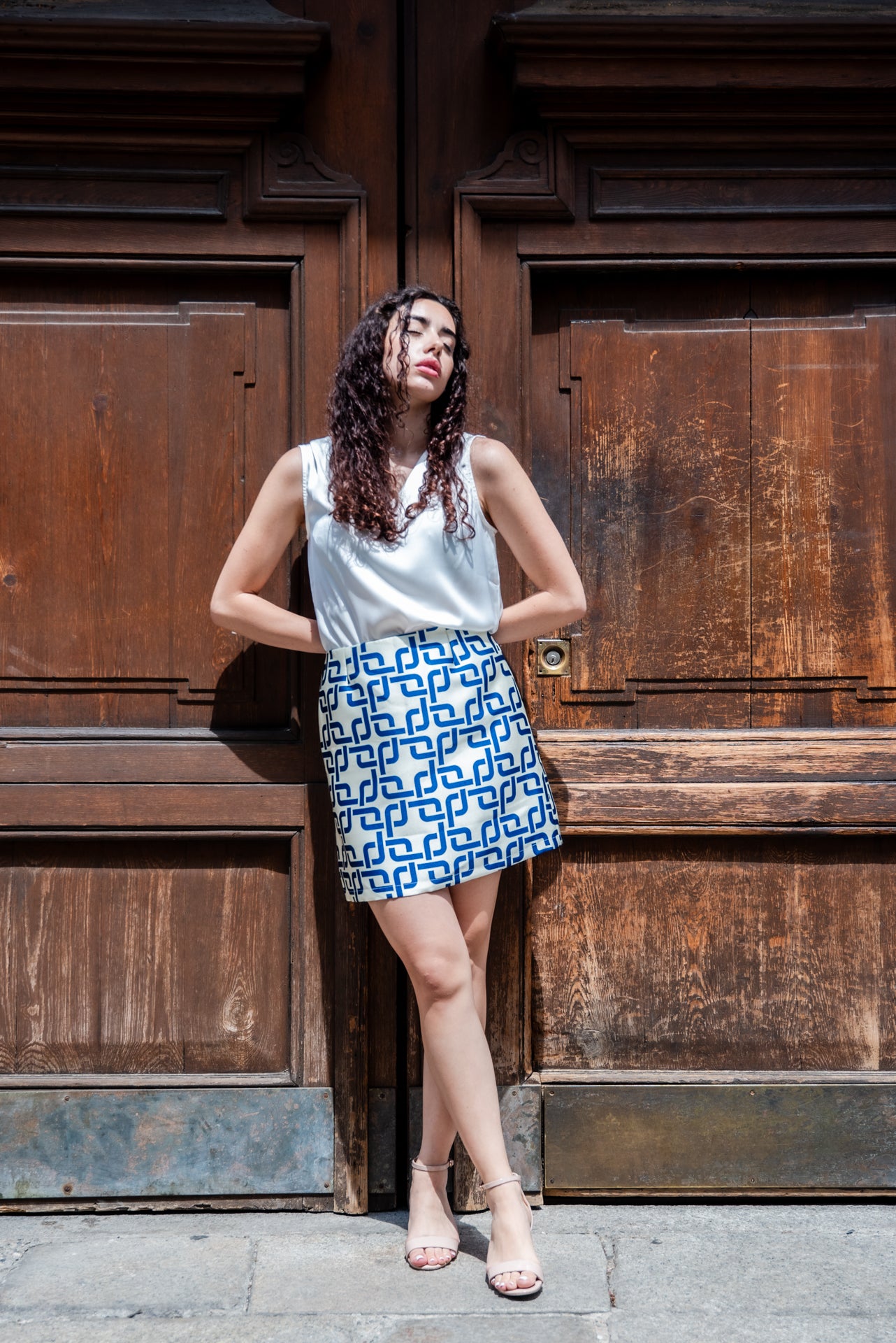 Gonna Monica Greche Blu