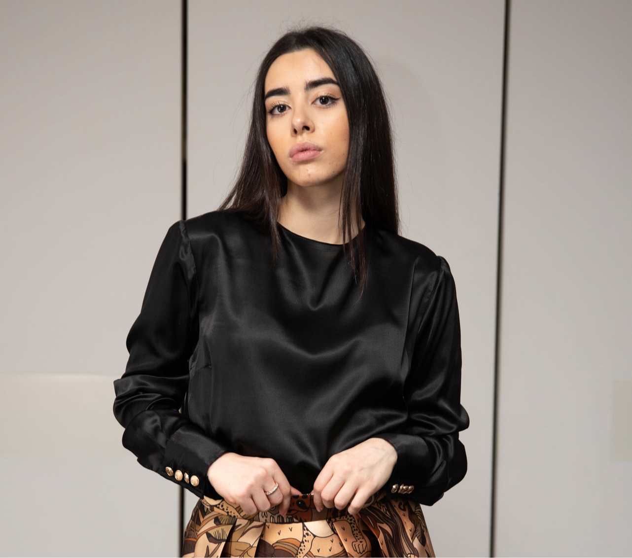 Top girocollo modello ROMA