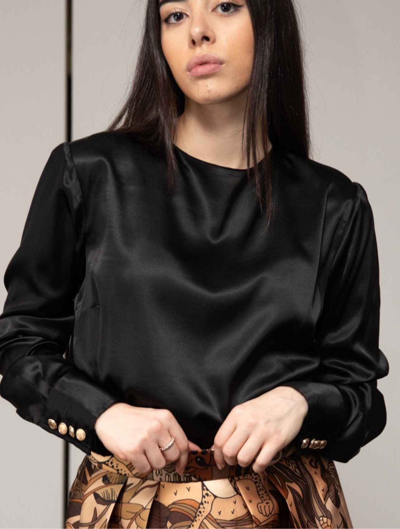 Top girocollo modello ROMA