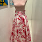 Gonna Valentina Douchesse fiori rosa