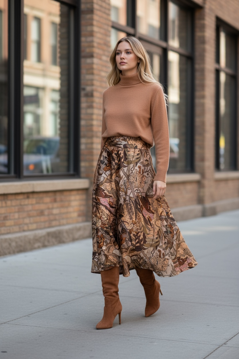 Gonna Valentina Savana tessuto panno