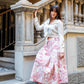 Gonna Toile de Jouy Robi rossa