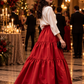 Gonna Franci Taffeta’ Rosso