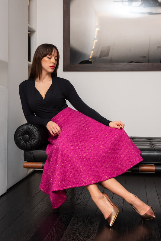 Gonna Valentina Tweed fuxia