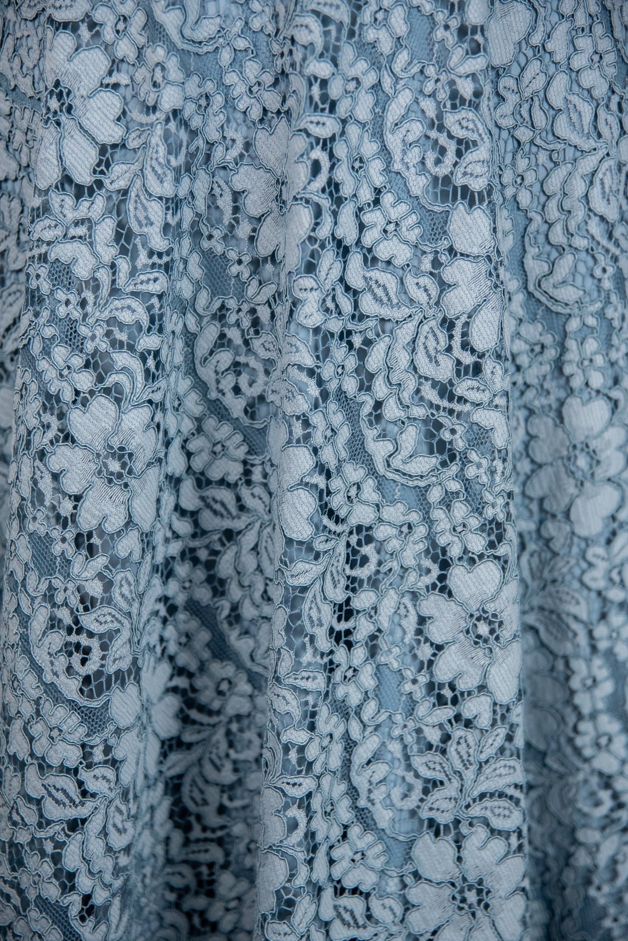 Gonna Valentina pizzo azzurro