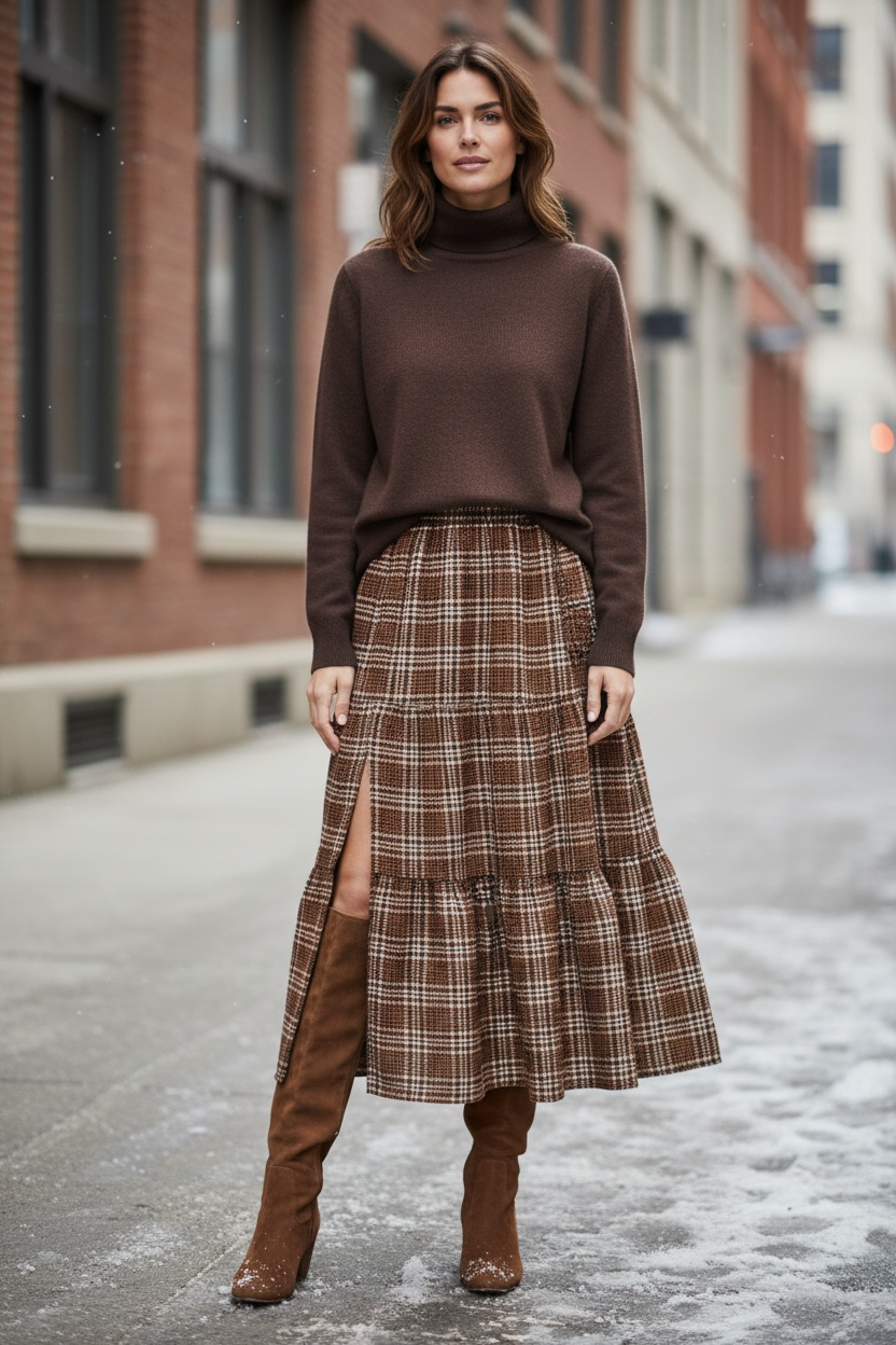 Gonna Franci a quadretti