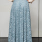 Gonna Valentina pizzo azzurro