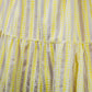 Gonna Franci Organza Ricamata Giallo