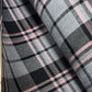 Gonna Antonia tartan grigio