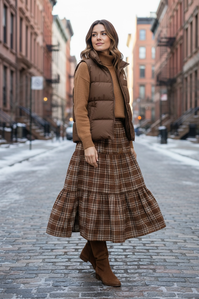 Gonna Franci a quadretti