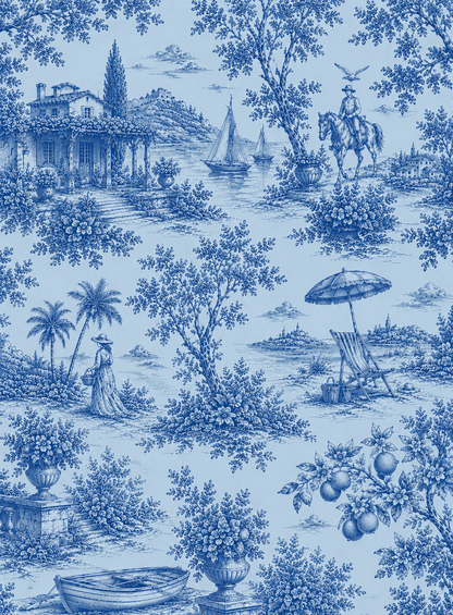 Gonna Malù Summer Toile de Jouy