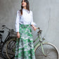 Gonna Toile de Jouy Valentina Verde