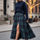 Gonna Antonia tartan blu