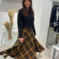 Gonna Valentina Tweed scacchi