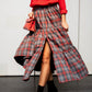 Gonna Franci Tartan Grigia