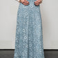 Gonna Valentina pizzo azzurro