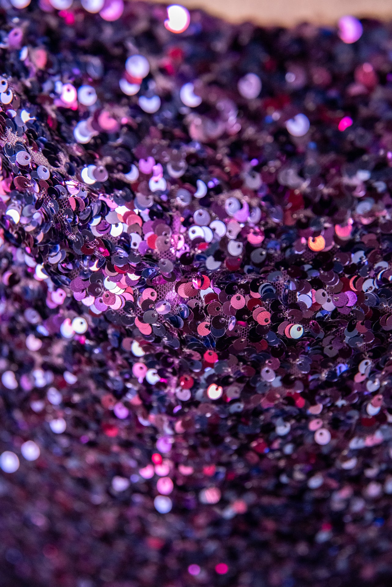 Gonna Sandrina Paillettes Viola