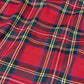 Gonna Antonia tartan rosso