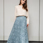 Gonna Valentina pizzo azzurro