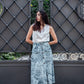 Gonna Toile de Jouy Azzurro Cielo
