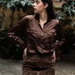 Minigonna Monica faux fur color marron glacé
