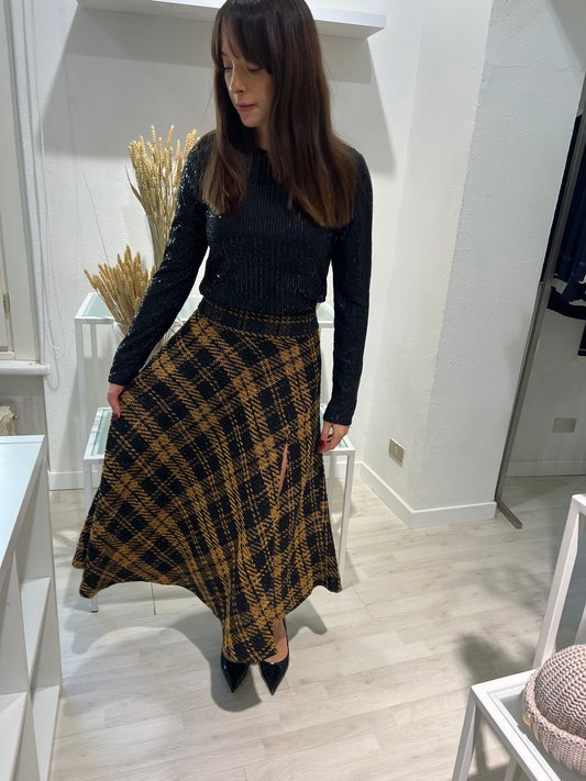 Gonna Valentina Tweed scacchi