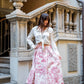 Gonna Toile de Jouy Robi rossa
