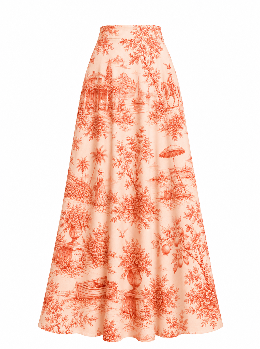 Gonna Malù Summer Toile de Jouy