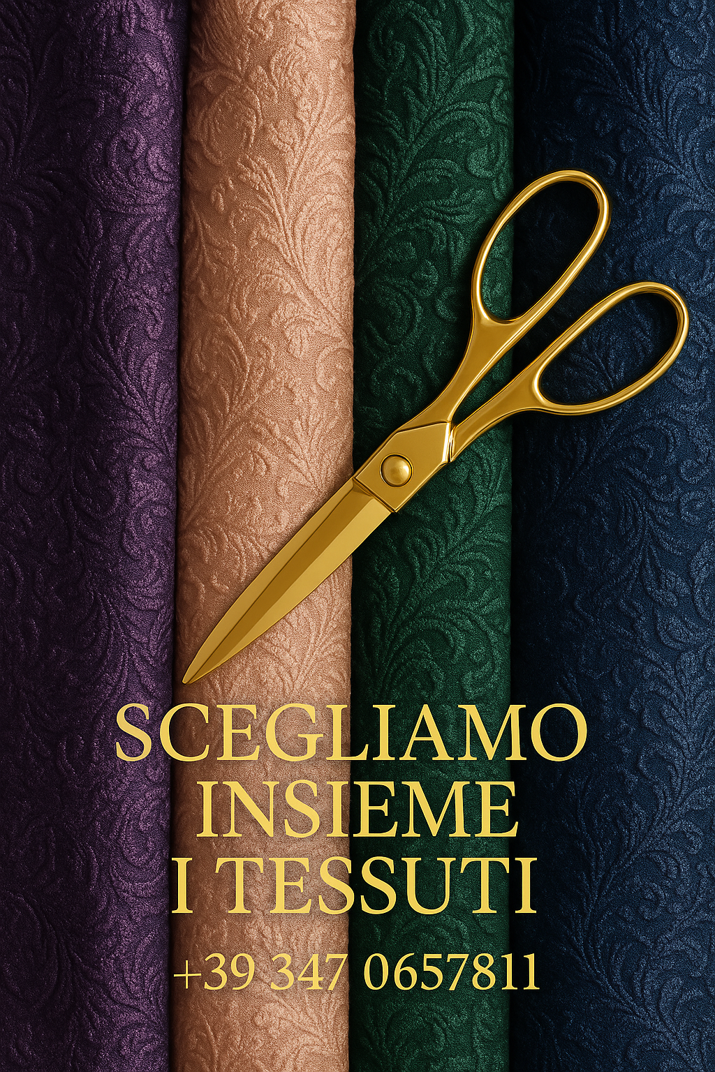 Gonna Robi Broccato Argento