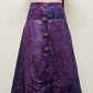 Gonna Letizia Broccato Viola
