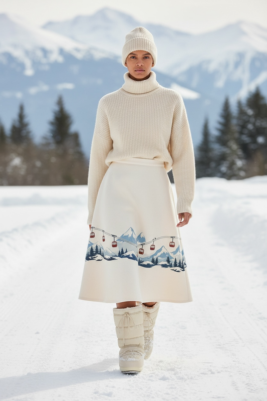 Gonna Sandrina motivo St. Moritz