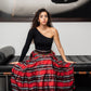 Gonna Franci Nylon Quadri