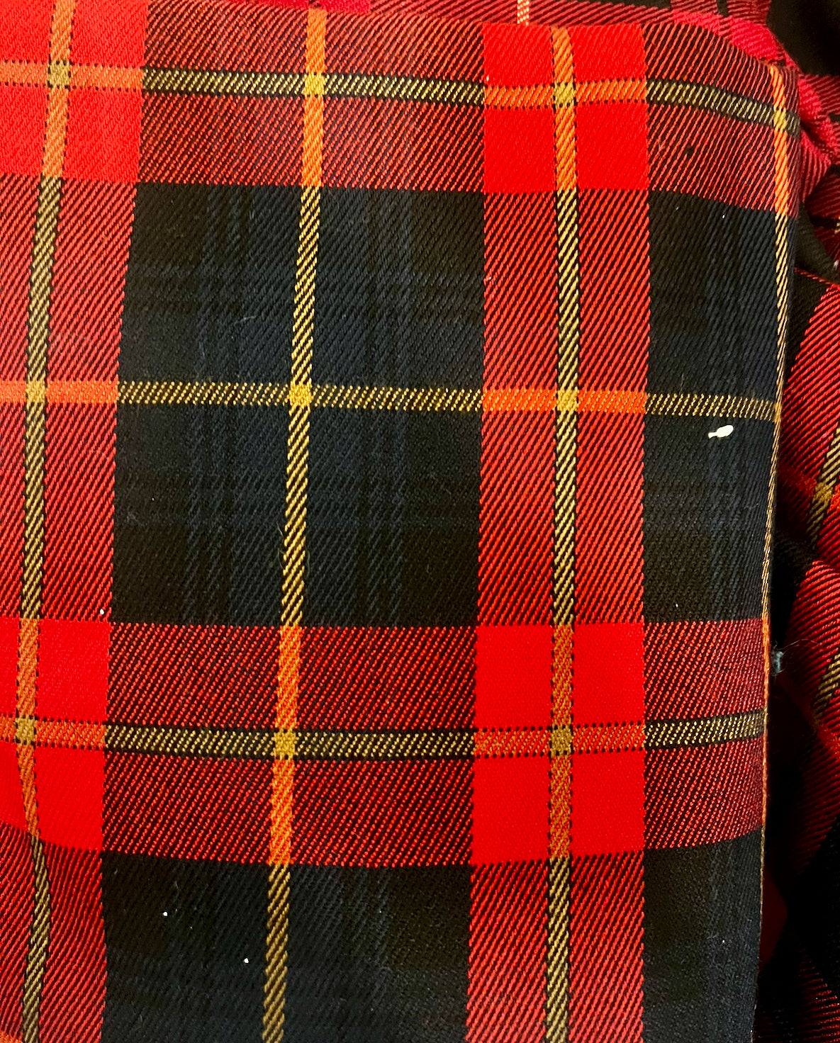 Gonna Antonia tartan rosso blu