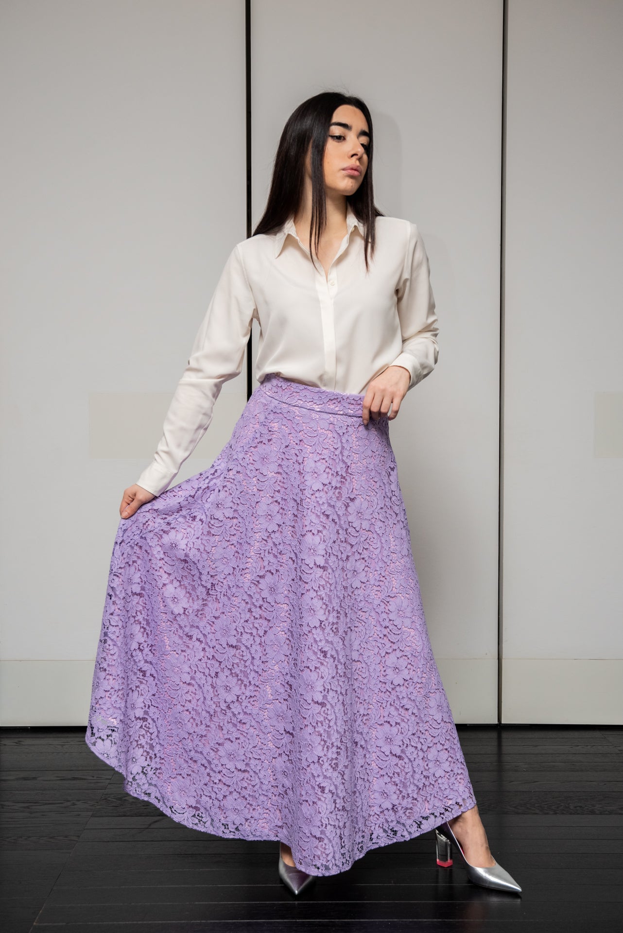 Gonna Valentina Pizzo LIMITED EDITION lilla