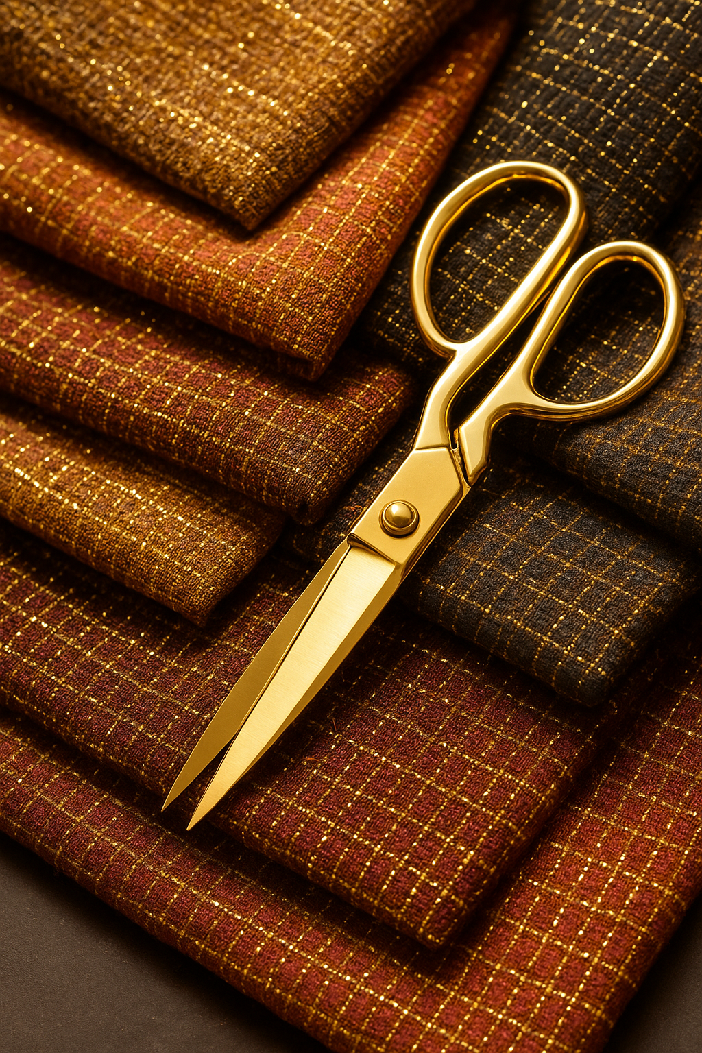 Gonna Giorgina Tweed Biscotto con Bottoni Gioiello