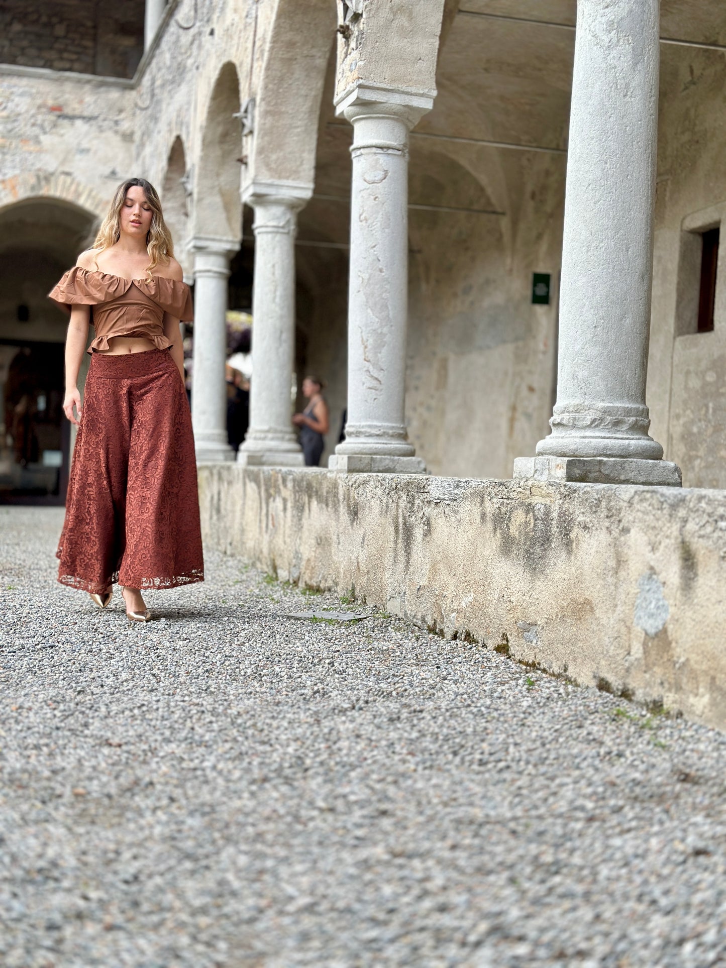 Gonna Valentina pizzo bruciato