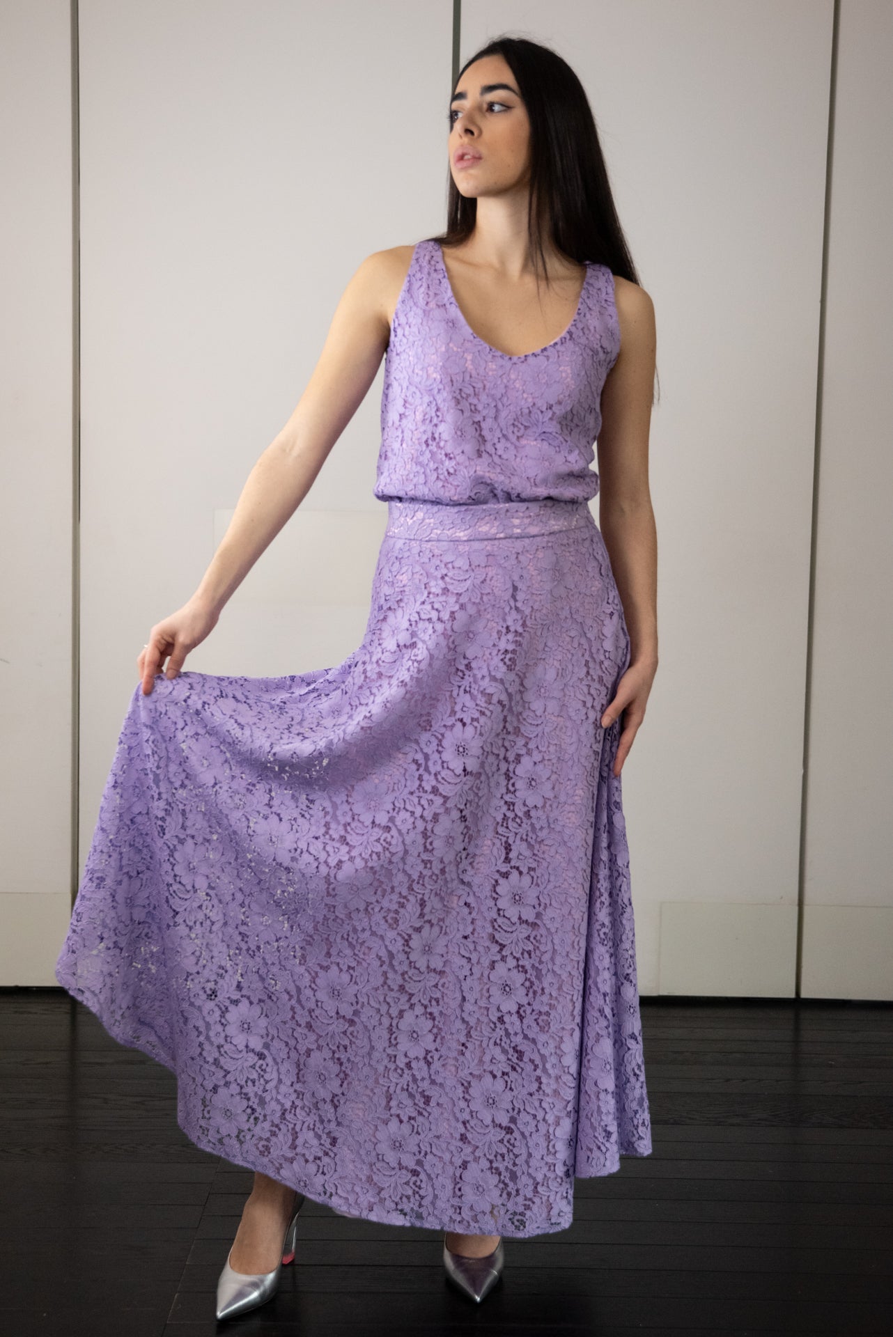 Gonna Valentina Pizzo LIMITED EDITION lilla