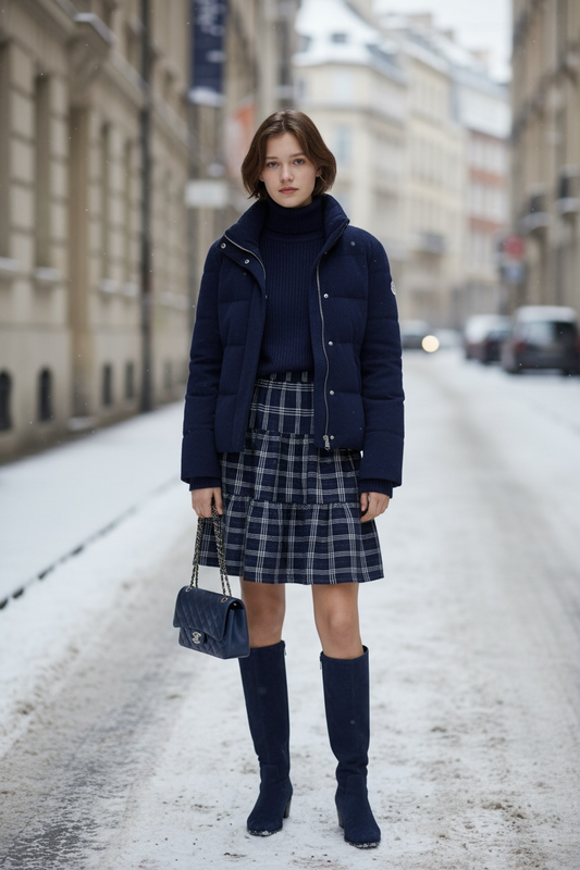 Gonna Franci a balze corta